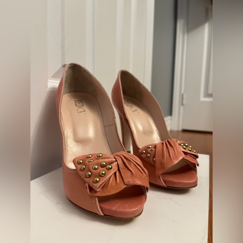 RED Valentino Open Toe Heels Size 37.